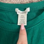 Bozzolo Green Cropped Long Sleeve Photo 2