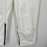 FP Movement Free People White Track Pants Cargo Pockets Zipper Ankle Drawstring Size L Photo 3