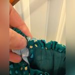 CROSBY by Mollie Burch  Smocked Top with Puff Sleeves Size Small Photo 5