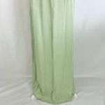Topshop New Ring Detail Halter Neck Side Slit Maxi Dress Sage Green Size 6 Photo 15