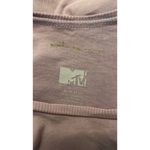 American Eagle  Outfitters X MTV Purple Tee XS Concert Festival Summer Music 80s Photo 8