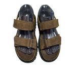 Skechers VTG Y2K  Leather Double Strap Sandals Brown Womens Size 7‎ Chunky Rugged Photo 2