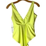 ONIA Bathing Suit Women Small Yellow Citron Neon Michelle One Piece Swimsuit NWT Photo 0