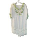 Women Boho Crochet Swimsuit Coverup Butterfly Knitted Tassel Kimono Beach Medium Photo 0