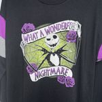 Disney  Nightmare Before Christmas Nightgown Womens Medium 8 10 Black Sleep Shirt Photo 5