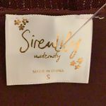 Siren Lily  Small Shimmery Lined Maternity 3/4 Tie Sleeve Top, New With Tags. Photo 4