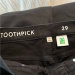 J.Crew ‎ Black 9" High-Rise Toothpick Jeans Size 29 Photo 7