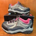 Brahma for Her Steel Toe Work Sneakers Sarah St in Navy size 11 Gray Photo 0