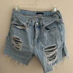 Brandy Melville Distressed Jean Shorts Photo 1