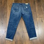 AG Adriano Goldschmied Stilt Roll-up Cigarette Roll-up Ripped/Plaid Jeans Photo 12