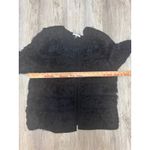 Tyler Boe Faux Fur Jacket Shaggy Cozy Open Front Cardigan Black XL Photo 5