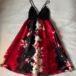 Intrigue Floral Silk Dress Photo 1