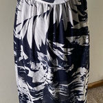 Vince Camuto blue and white floral skirt size 8 Photo 0