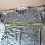 Reebok  Women's Grey/ Black Side Cinch Crewneck Sweatshirt Size Medium Photo 7