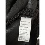 Good American Black Sherpa Teddy Fleece Shacket Oversized Jacket Coat Photo 2