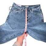 We Wore What Women's 26 Danielle Vintage Straight High Rise Jeans Distressed New Blue Photo 5