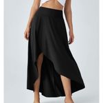 Halara NWT “Breezeful” Skirt. High waisted low ruffle 2 in 1 (built in shorts) M Photo 3