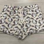 Sanrio  hello kitty white and pink fuzzy pajama shorts size Xs   Brand new Photo 0