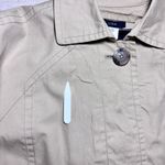 J.Crew  100% cotton tan trench coat with hidden buttons down front Size‎ XS Photo 6