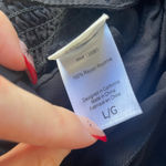 LSPACE Pasadena Large Black Ruffle Adjustable Sleeve Pantsuit Jumpsuit Ankle Photo 6