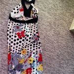 Red, Black and Yellow Polka Dot Dress Size L Women’s Size L Photo 1