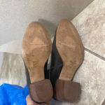 Madewell Black Leather Ankle Boots Wood Heel Pointed Toe WomenSize 8.5 DAMAGED Photo 6