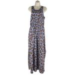 W118 By Walter Baker Walter Baker Alexandra Cheetah Printed Maxi Dress Blue Size S Photo 1