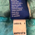 Apt. 9  Women’s Small‎ Blue Floral Twist Front Blouse Top Short Sleeve Keyhole Tee Photo 5