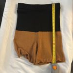 SheIn Colorblock Sweater Shorts M Two-Tone Cozycore Fall Winter Classic Festival Photo 5