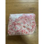 Skies Are Blue Skies Are Blue White and Pink Floral Print Smocked Flutter Sleeve Blouse Medium Photo 8