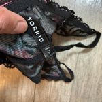 Torrid  Skull Rose Floral Lace Trim Bralette B C D Cup Bralette Size 0 Photo 3