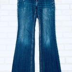 Arizona Jeans Arizona Jean Co Womens Jeans Size 7/9 Long Favorite Bootcut Distressed Denim Photo 15