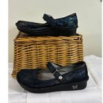 Alegria Women's  Mary Jane Shoes Black/Silver Size 37 6.5 Photo 3