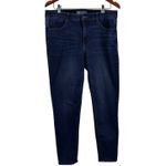 Democracy Luxe High Rise "Ab"solution Ankle Length Skinny Jeans Indigo Blue 12 Photo 2