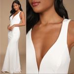 Lulus Love Galore White Mermaid Maxi Dress Size XS Photo 3