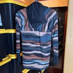LuLaRoe  Amber Lightweight Striped Multicolor Hoodie Size XS Photo 5