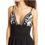 Area Stars Callie Smocked Lace Embroidered Dress, Black & White Size S $220 Photo 3