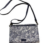 Sakroots Campus Mini Crossbody Blue White Floral Photo 0