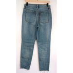 Free People Womens Jeans Blue Denim Cropped Tapered Medium Wash Zip Fly Size 27 Photo 1