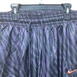 Nike Icon Clash Purple Black Zebra Print Jogger Parachute Pants Size Small Photo 5