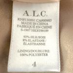 ALC Frank A.L.C. Metz Silk Midi Ruffle Skirt in Zebra Print Size 4 Revolve Photo 9