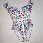 Kenneth Cole Floral Off Shoulders swim NWOT Photo 5