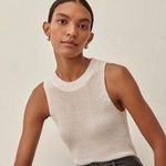 Reformation Lilac Linen Knit Top Photo 2