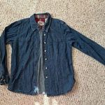 CE Schmidt Workwear Fit For Her Womens Medium Blue Denim Button Front Shirt Photo 0
