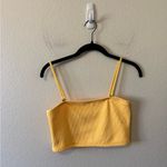 NWT Nike Swim Set Yellow Bandeau & High Waisted Bikini Bottom Ribbed Size M Size M Photo 3