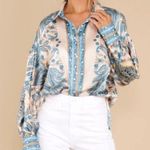 VICI Paisley Button Blouse Down Blouse Photo 2