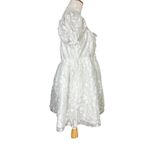 Lulus NWT  XL Exceptionally Angelic White Floral Puff Sleeve Mini Dress Summer Photo 4