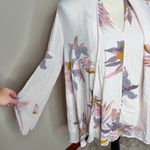 Free People  Tree Swing Floral Tunic Top Mini Dress Pearl Combo Extra Small XS Photo 3