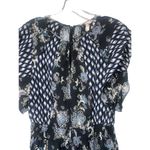 Rebecca Taylor  Paisley Printed Jumpsuit in Black 12 Womens Floral Dressy Outfit Photo 3