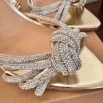 Steve Madden Gold Heels Glitter Photo 1